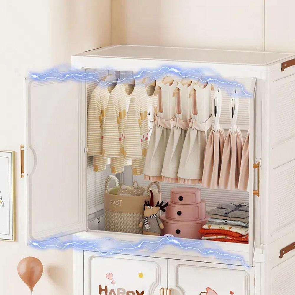 Premium Kids Wardrobe Organizer – Multi-Cube Storage Cabinet for Clothes & Toys
