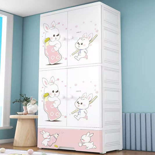 Bear and rabbit wardrobe