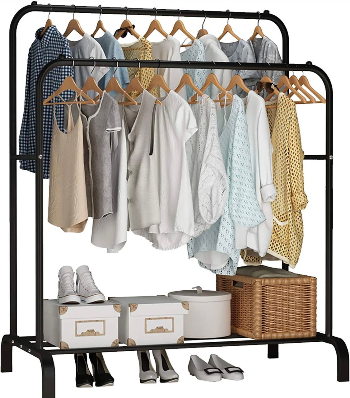 Double Pole Hanger Rack