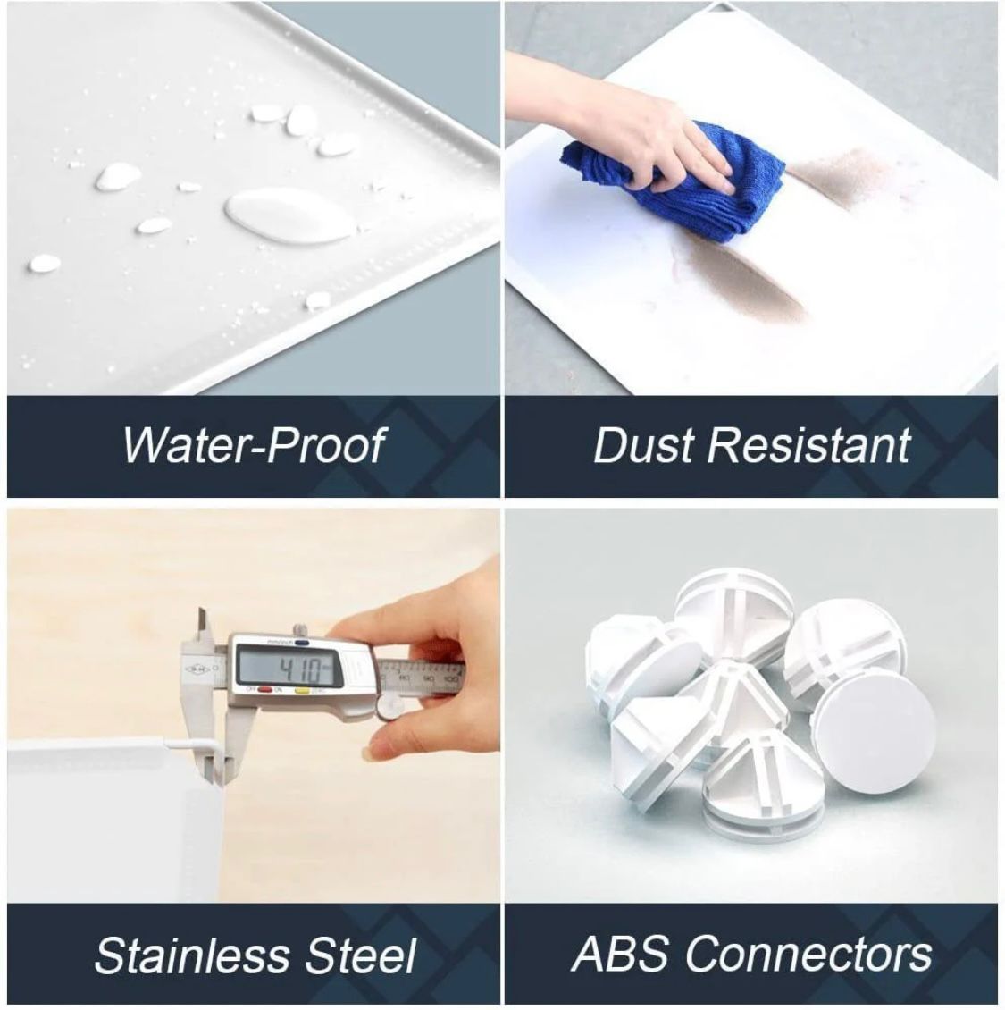 ZIYARA 8 Door Plastic Wardrobe