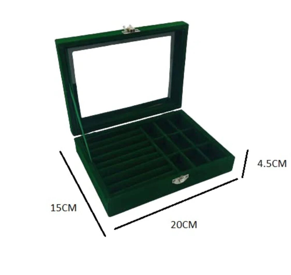 ZIYARA velvet fabric jewelry box