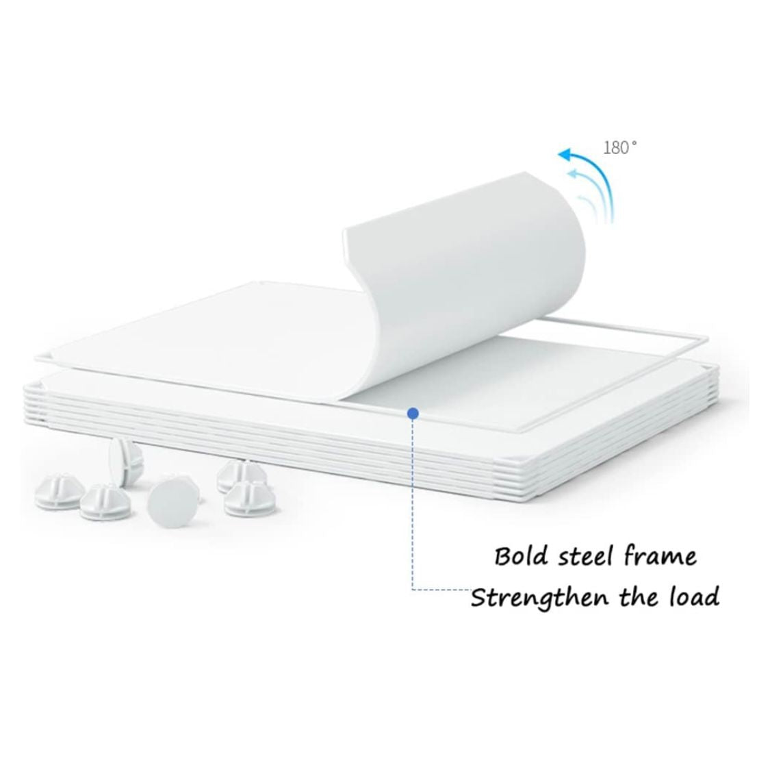 ZIYARA kids wardrobe 4 box blue