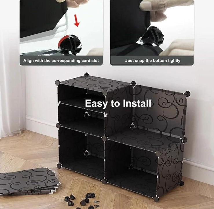 12 pair 6 step Shoe Rack