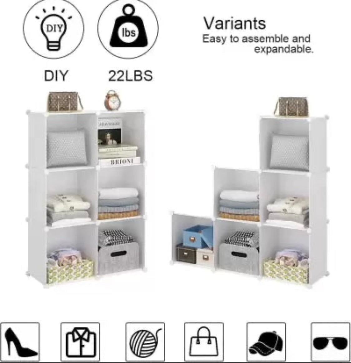 18 pair 9 Step Shoe Rack