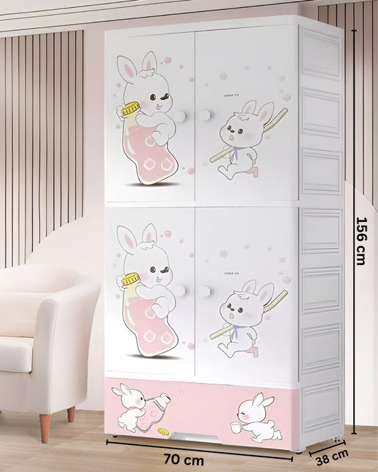 Bear and rabbit wardrobe