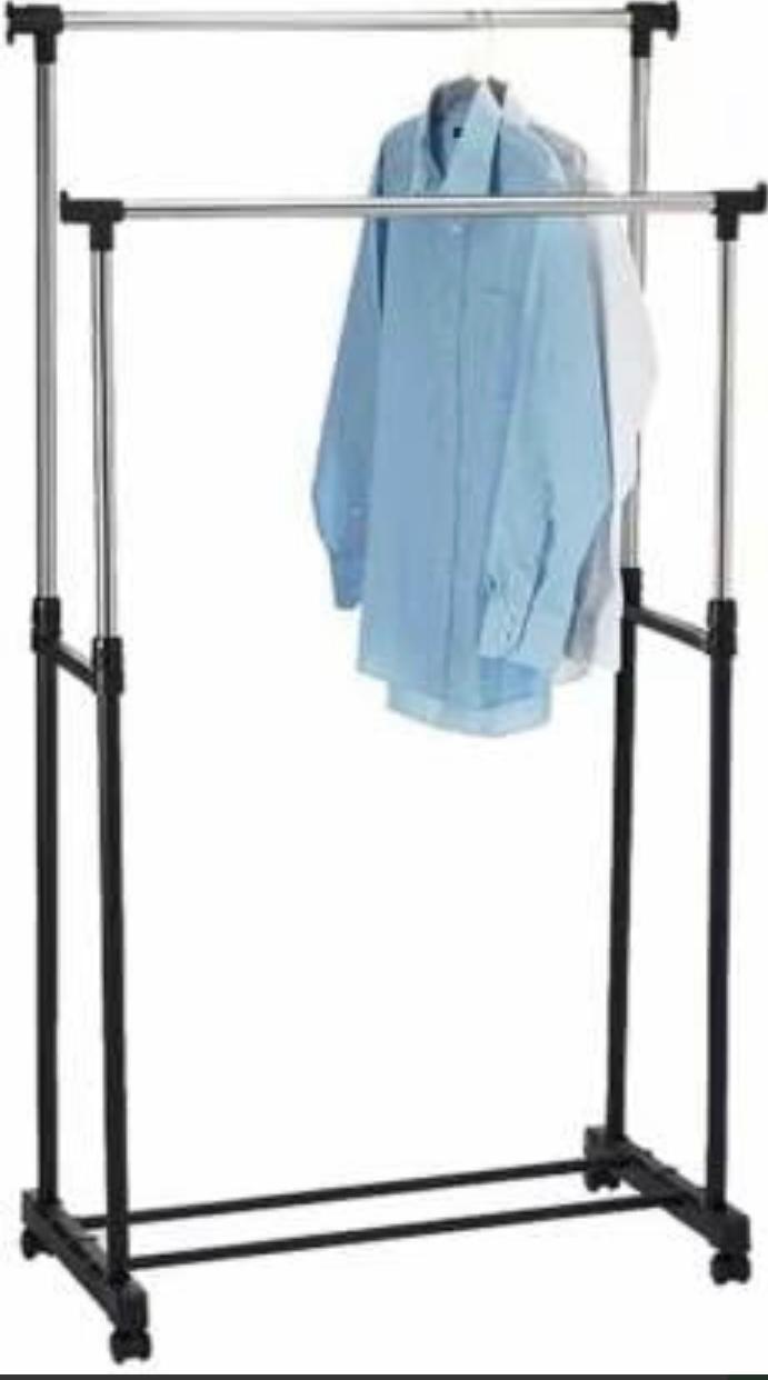 ZIYARA  Double-Pole Cloth Dryer Stand