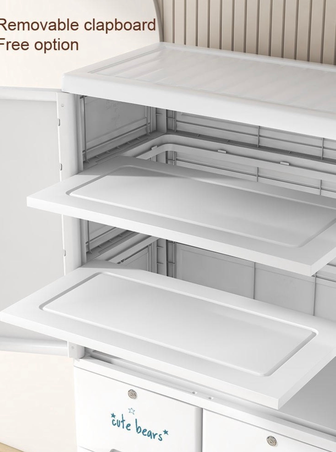 Bear and rabbit wardrobe