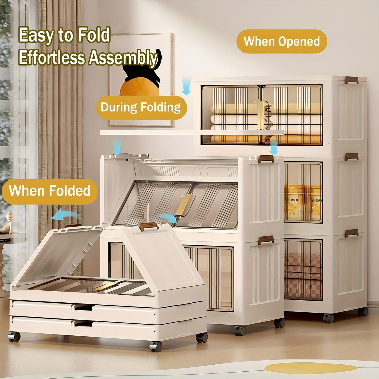 62 cm 5 tier storage cabinet