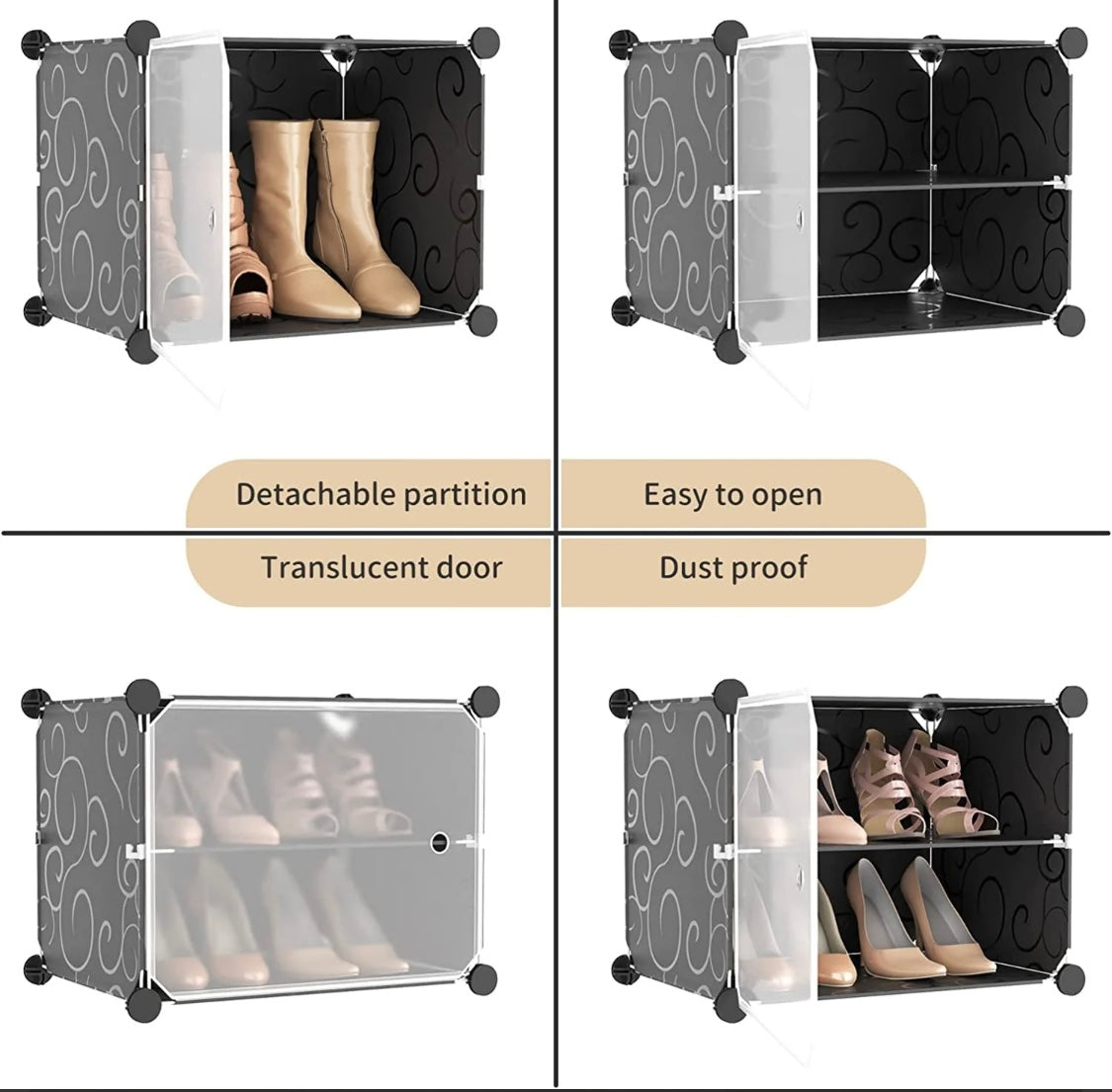 18 pair 9 Step Shoe Rack