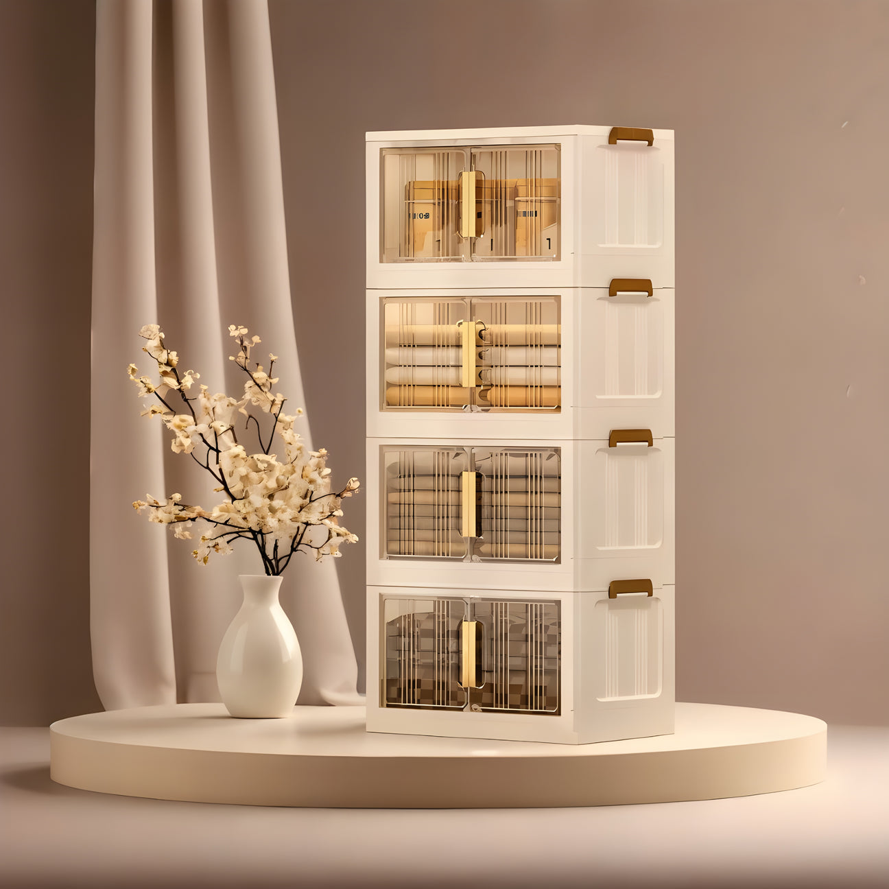 108 CM Multipurpose Storage Cabinet with Lockable Doors