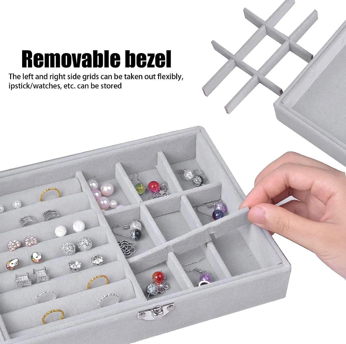 ZIYARA velvet fabric jewelry box