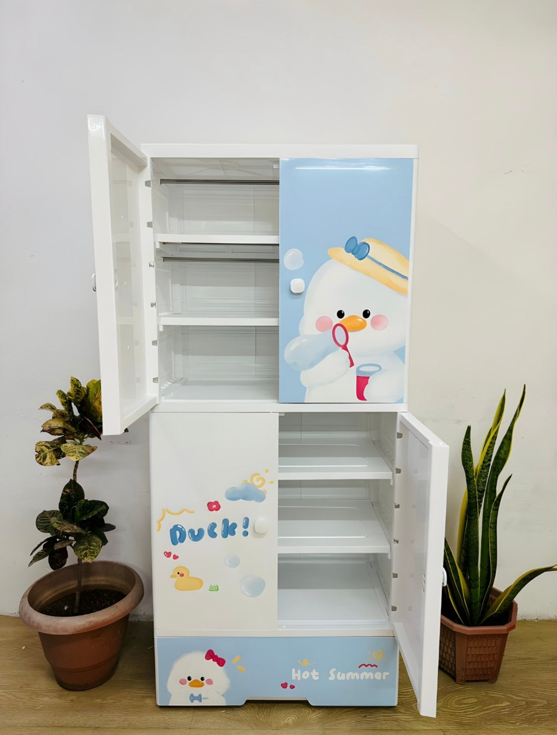 Bear and rabbit wardrobe