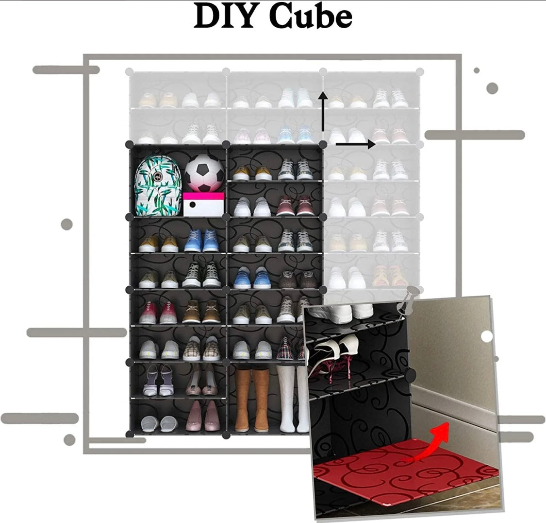 18 pair 9 Step Shoe Rack