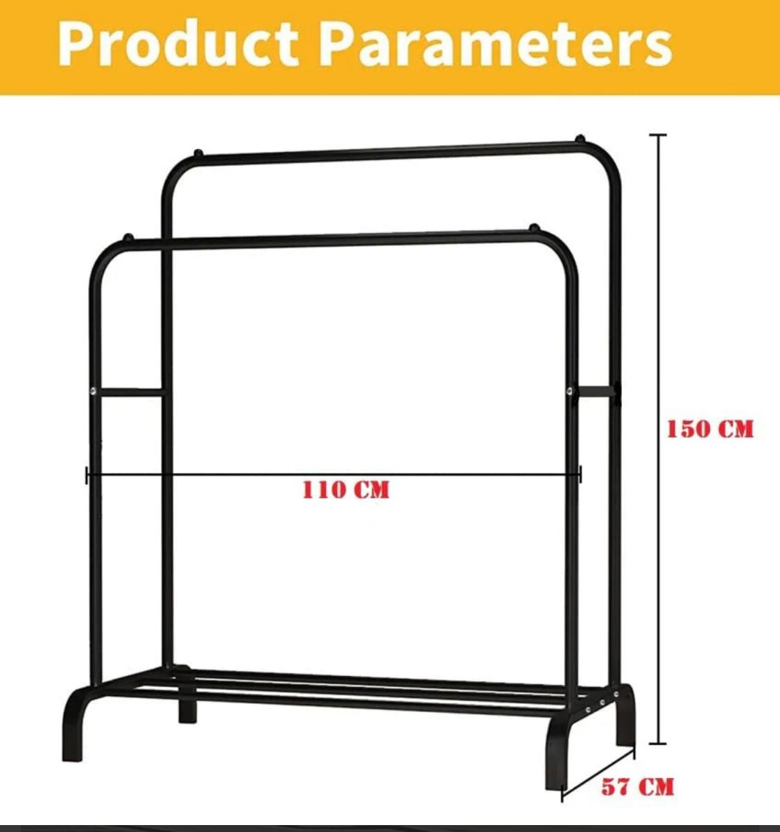 Double Pole Hanger Rack