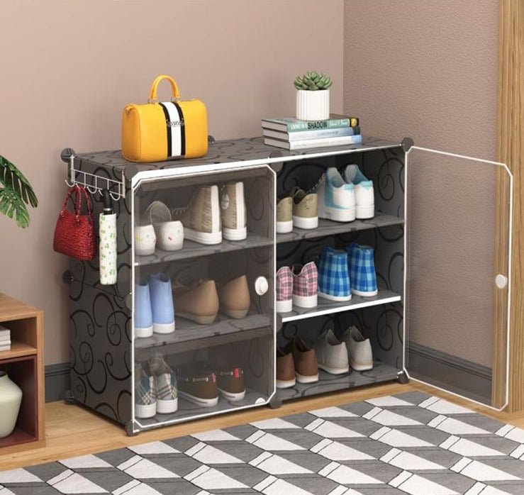 12 pair 6 step Shoe Rack