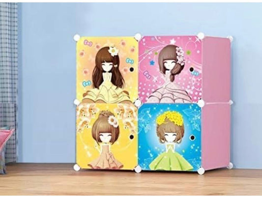 ZIYARA 4 Box Barbie Plastic wardrobe