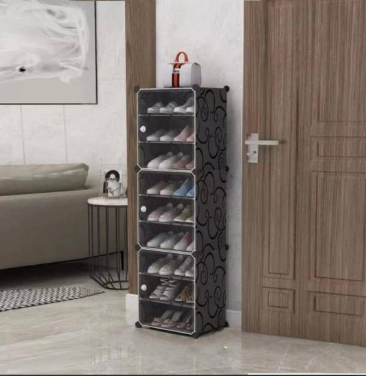 18 pair 9 Step Shoe Rack