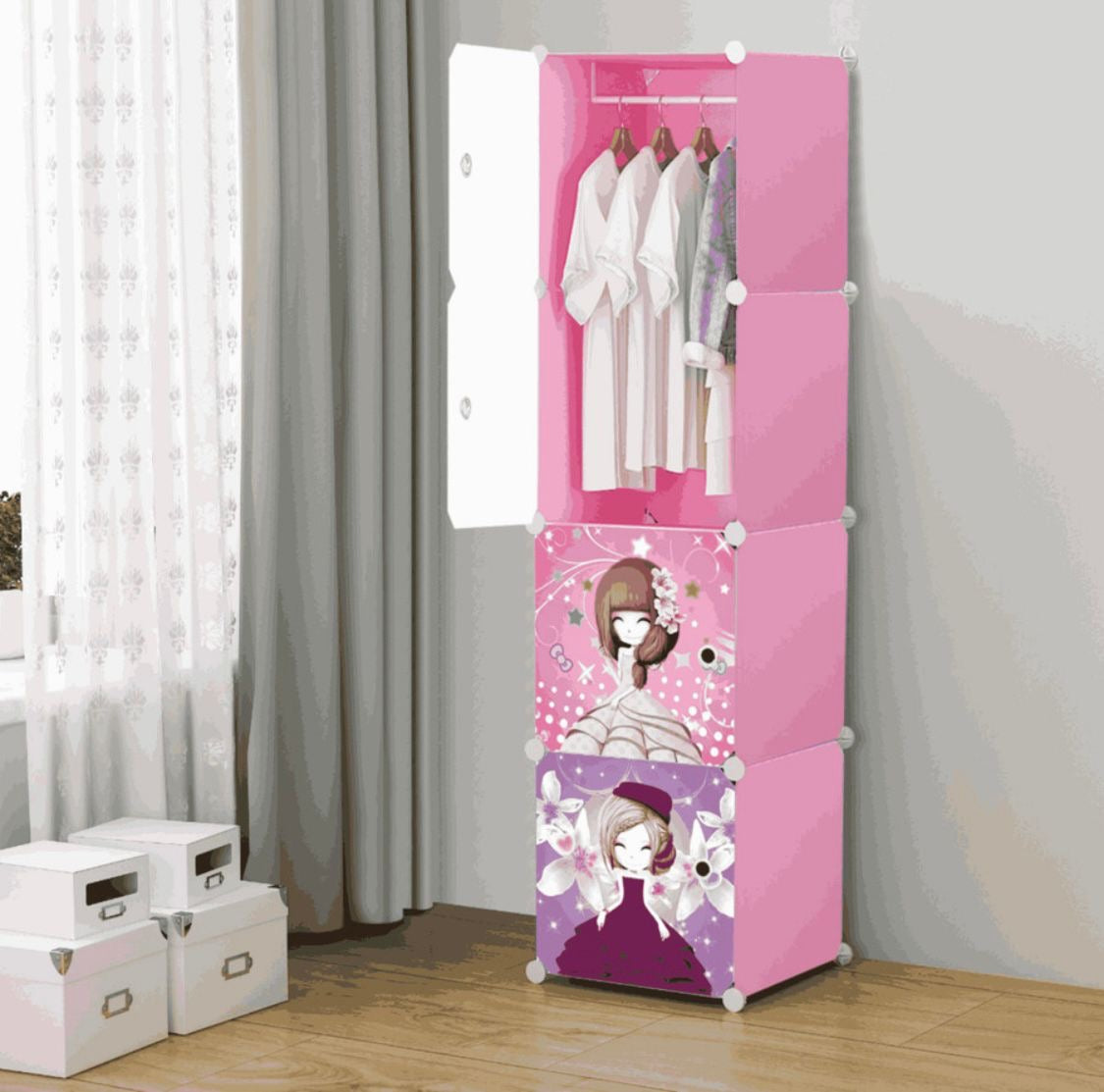 Barbie 4 Box wardrobe